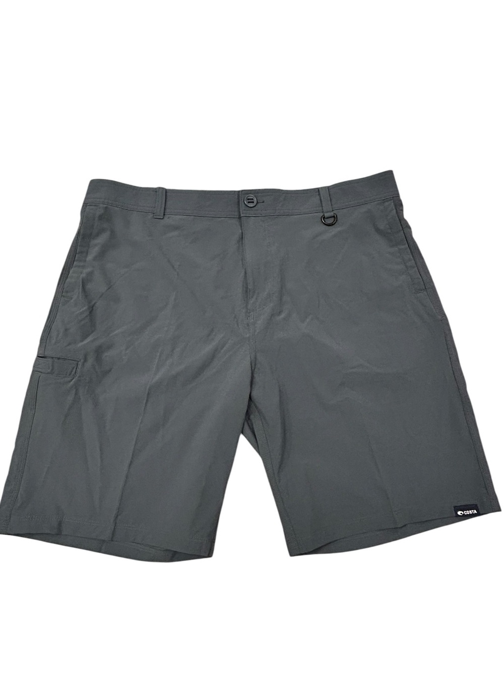 Costa Men's Hybrid Shorts Bluish Gray 36 Flat Front Casual Fishing Lightweight